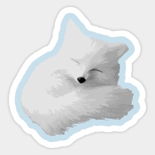 Arctic Fox Sticker